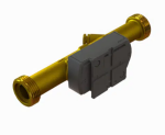 KAMSTRUP 2 x ULTRAFLOW 54 - qp 1.5 m³/h, G1B (R¾) x 190mm, Mässing