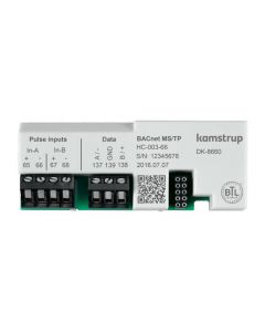 BACnet MS/TP (RS-485) + 2 pulsingångar (HC00366)